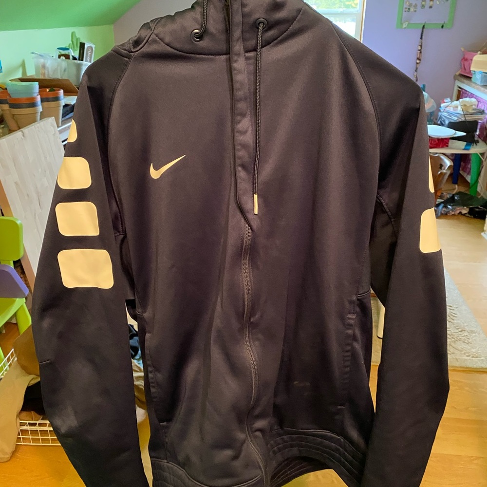 Nike mens elite thermafit zip up jacket size large